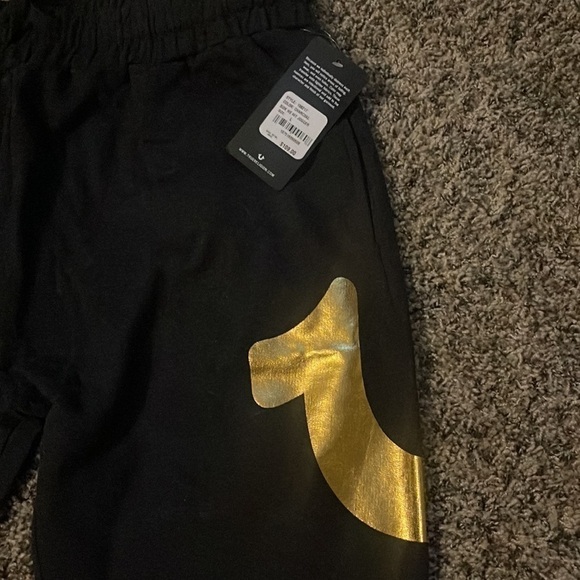 NWT TRUE RELIGION AUTHENTIC MENS
BLACK SLEEPWEAR JOGGER
SWEATPANTS SIZE L - Picture 2 of 7